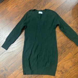 NWT Old Navy So Soft Cocoon mini sweater dress- green